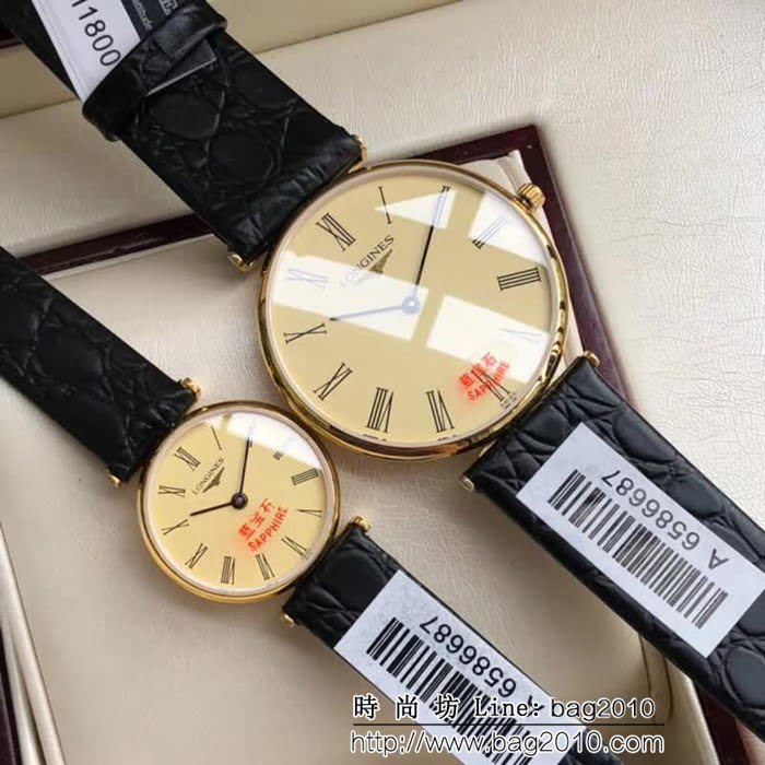 LONGINES浪琴 經典嘉嵐系列 情侶對表 WSS1227